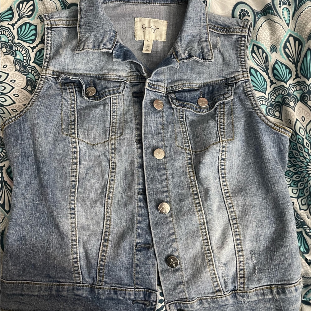 Jessica Simpson Jean Vest